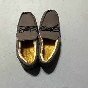 Ariat Men's Dark Brown Loafers with Cozy Lining